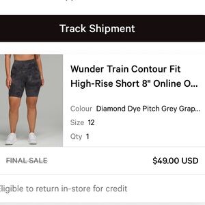 lululemon athletica Wunder Train High-Rise Shorts - Gray